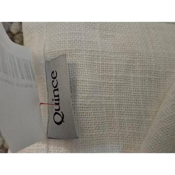 NwT Quince set of 2 48x96 Cotton Slub Curtain in white - Picture 4 of 4
